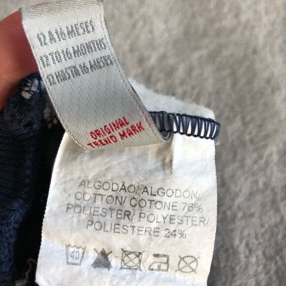 Tigor T. Tigre Baby Navy Blue/White Sweatpants - Picture 6 of 7